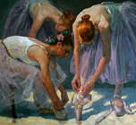 Ballerina Painting by ZHANG, Christopher